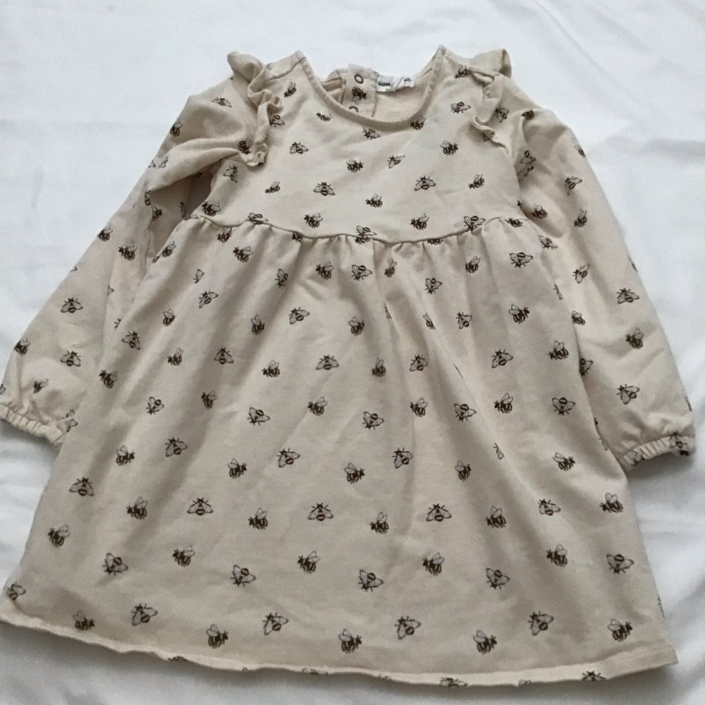(Like new) Miles the Label Bumblebee Print Longsleeve French Terry Dress